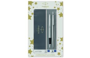 ΣΕΤ PARKER JOTTER STAINLESS STEEL ΑΣΗΜΙ ΜΕ ΠΕΝΑ ΚΑΙ ΣΤΥΛΟ ΔΙΑΡΚΕΙΑΣ